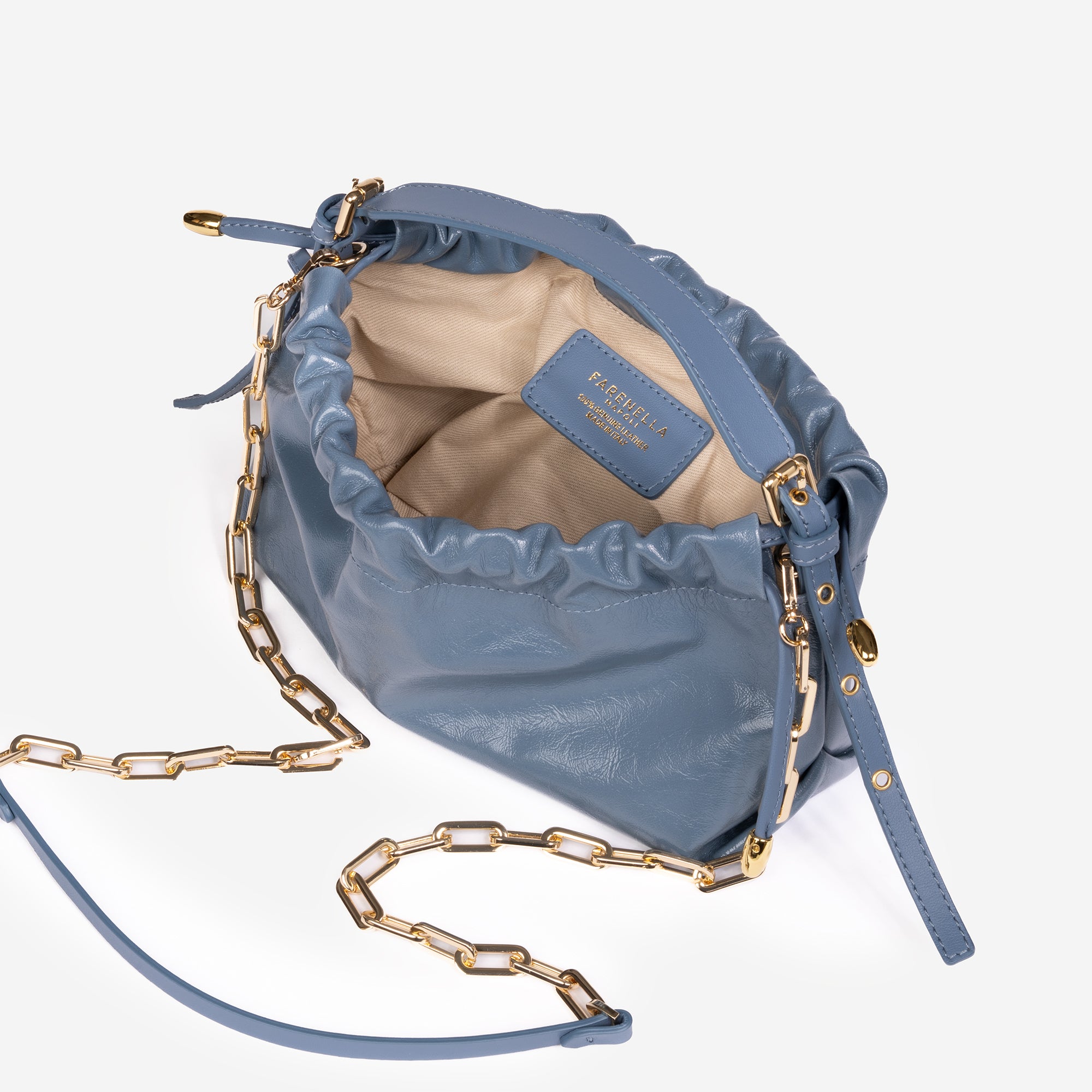 DELIA MINI BLU CRACK