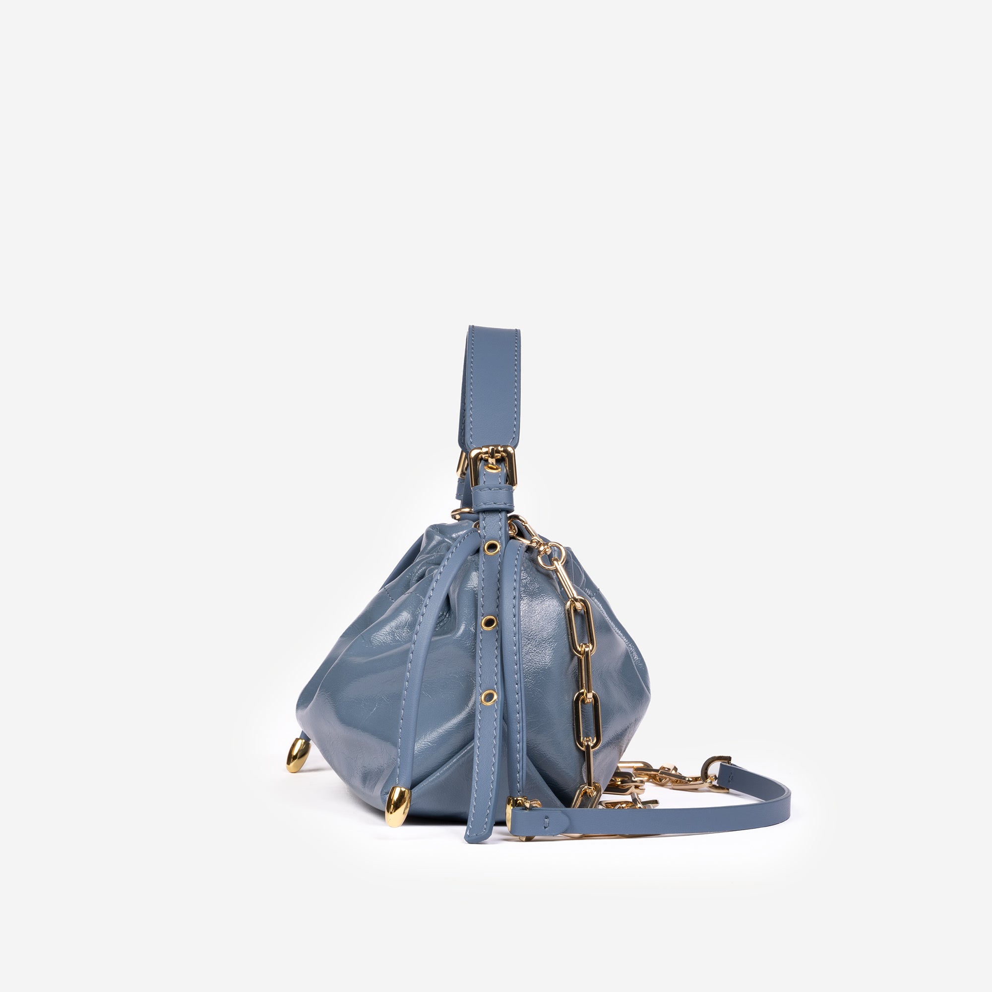 DELIA MINI BLU CRACK