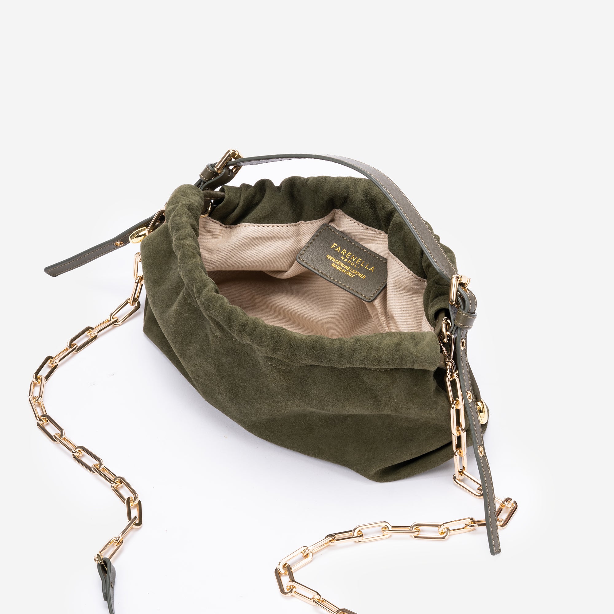 DELIA MINI SCAMOSCIATA OLIVA