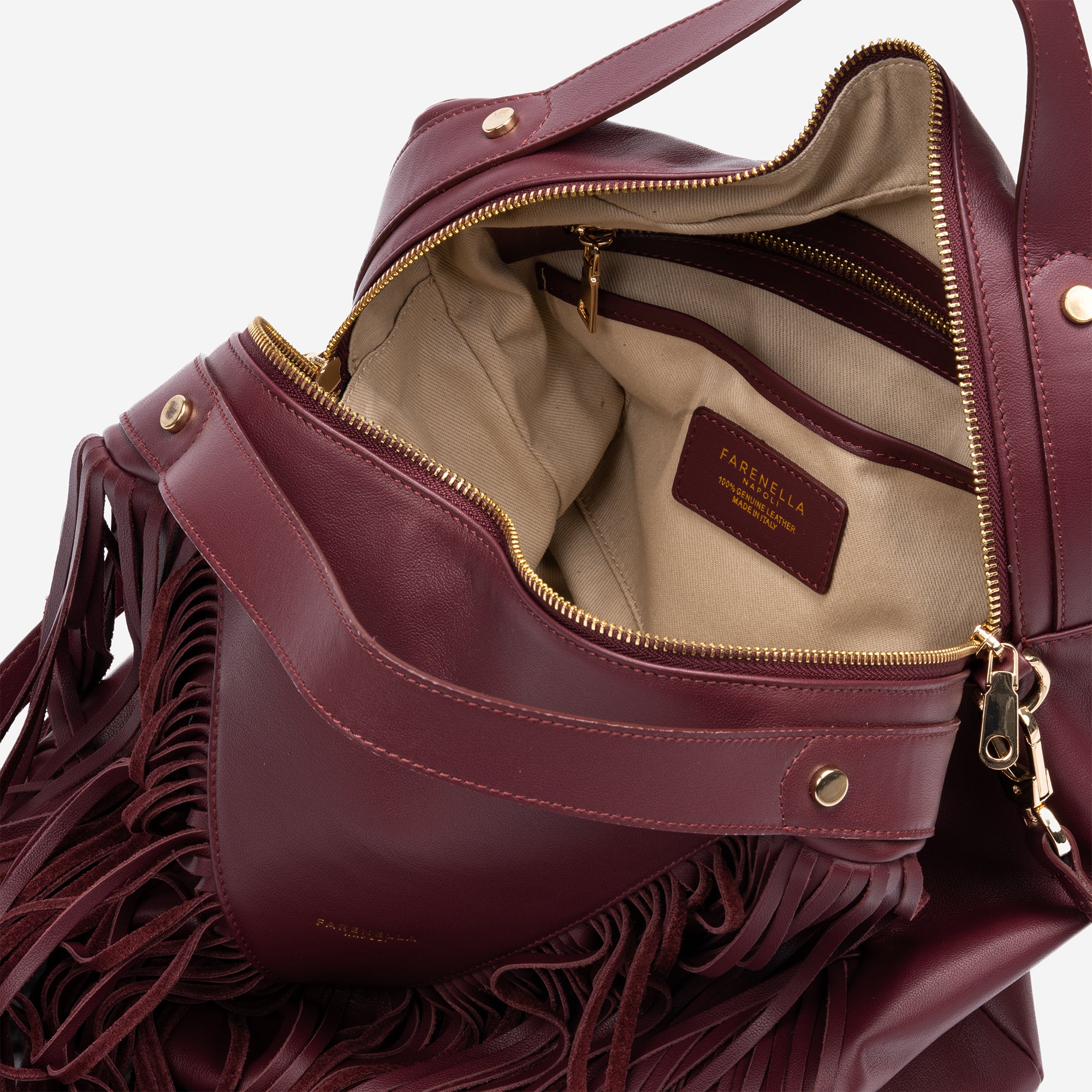 FRIDA BORDEAUX + CINTURA IN OMAGGIO