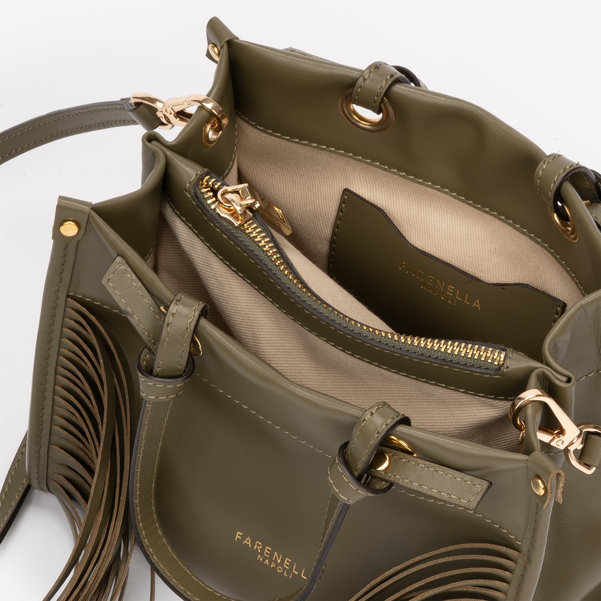 PARTENOPE MINI VERDE OLIVA