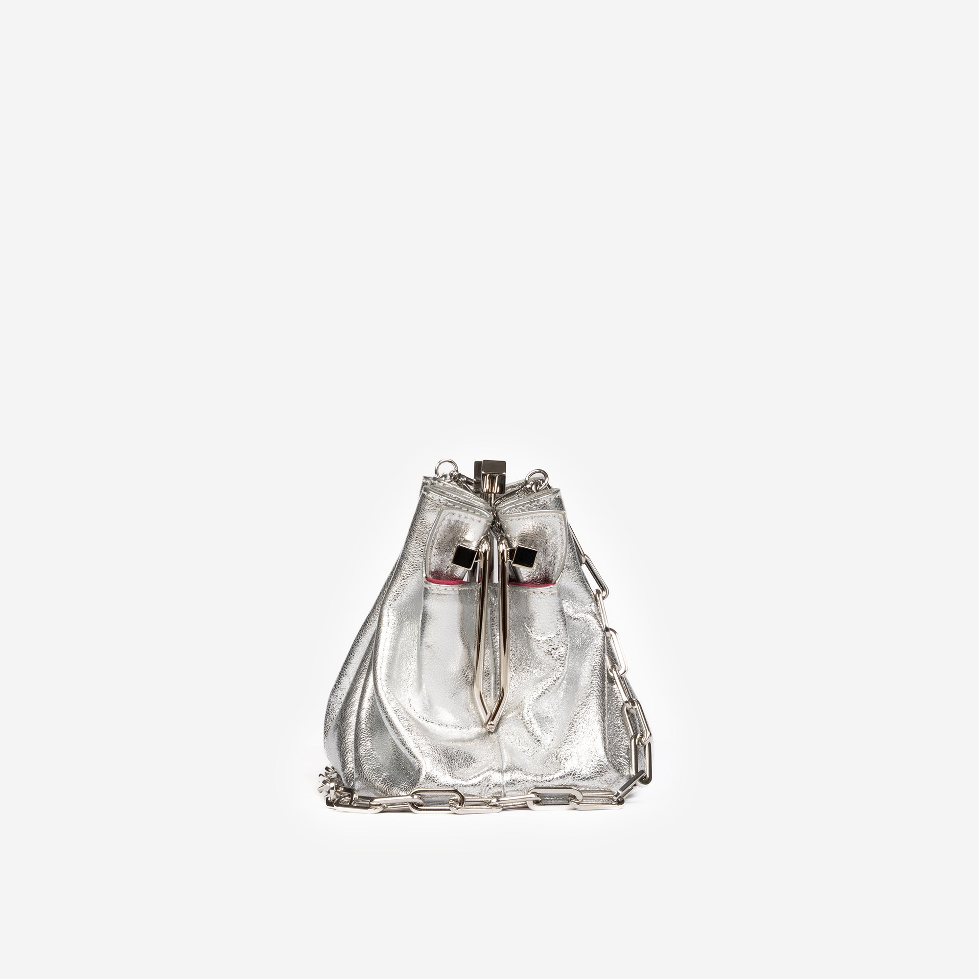 SOPHIE MINI ARGENTO LAMINATA