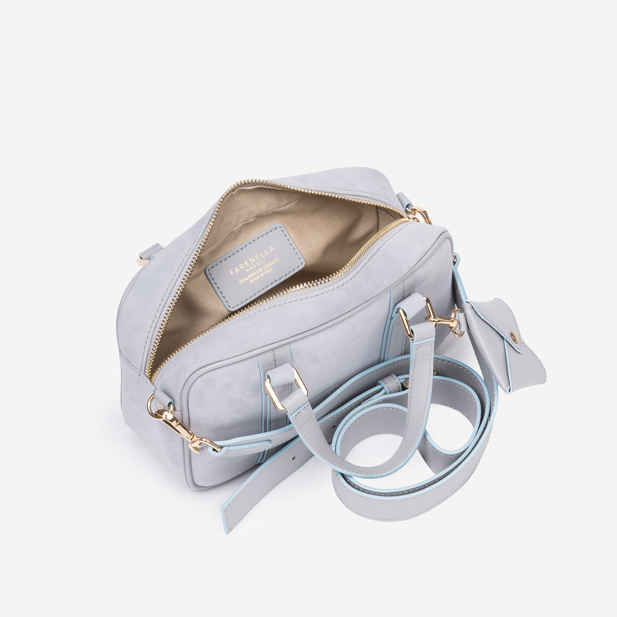 TEIA MINI SCAMOSCIATA AZZURRO POLVERE