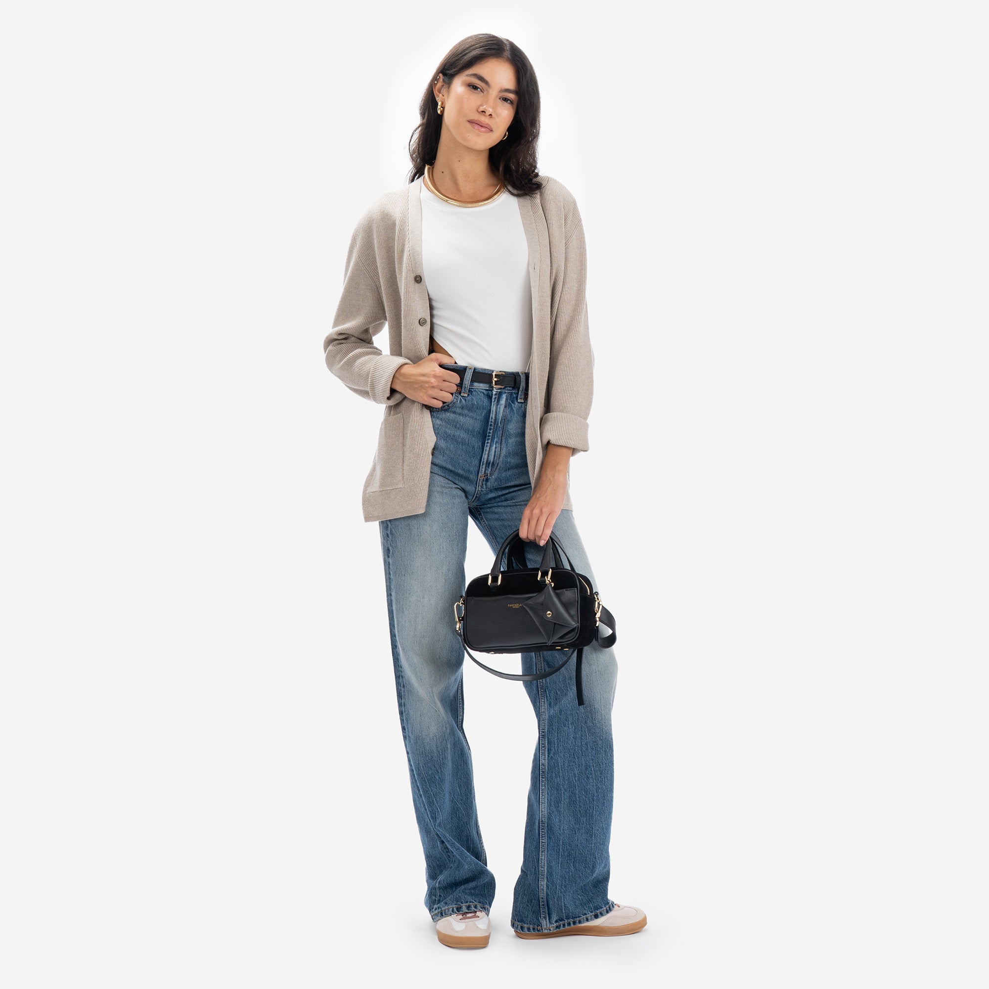 TEIA MINI SUEDE BLACK