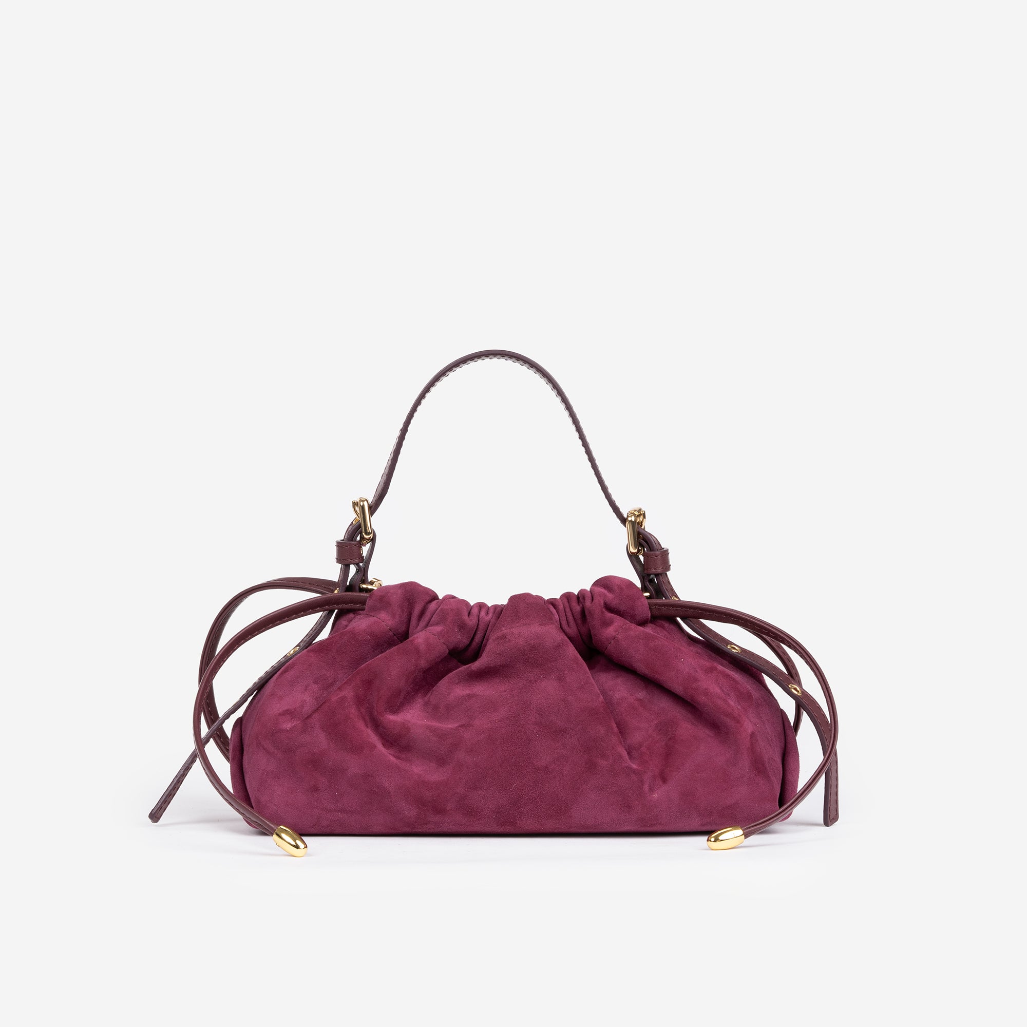 DELIA MINI SCAMOSCIATA BORDEAUX
