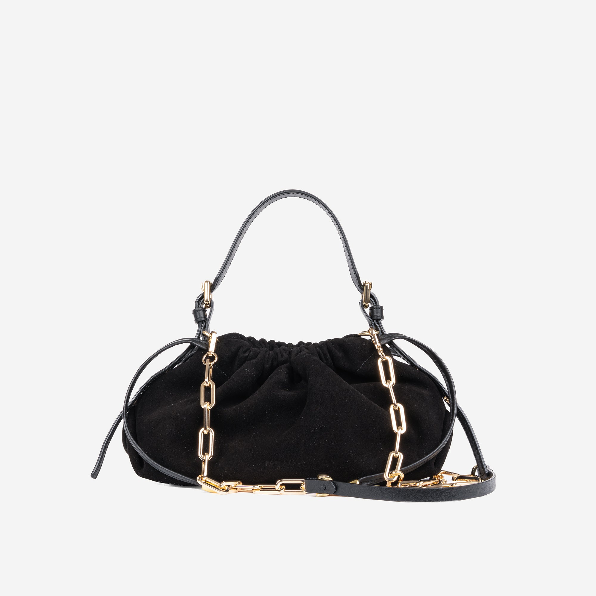 DELIA MINI SCAMOSCIATA NERA