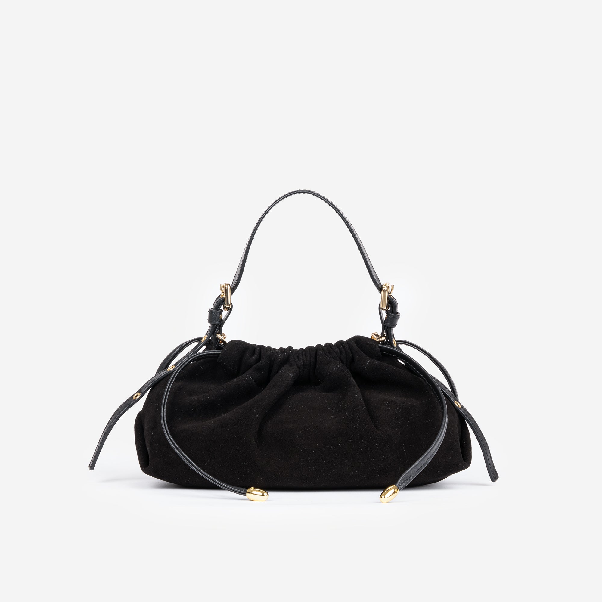 DELIA MINI SCAMOSCIATA NERA