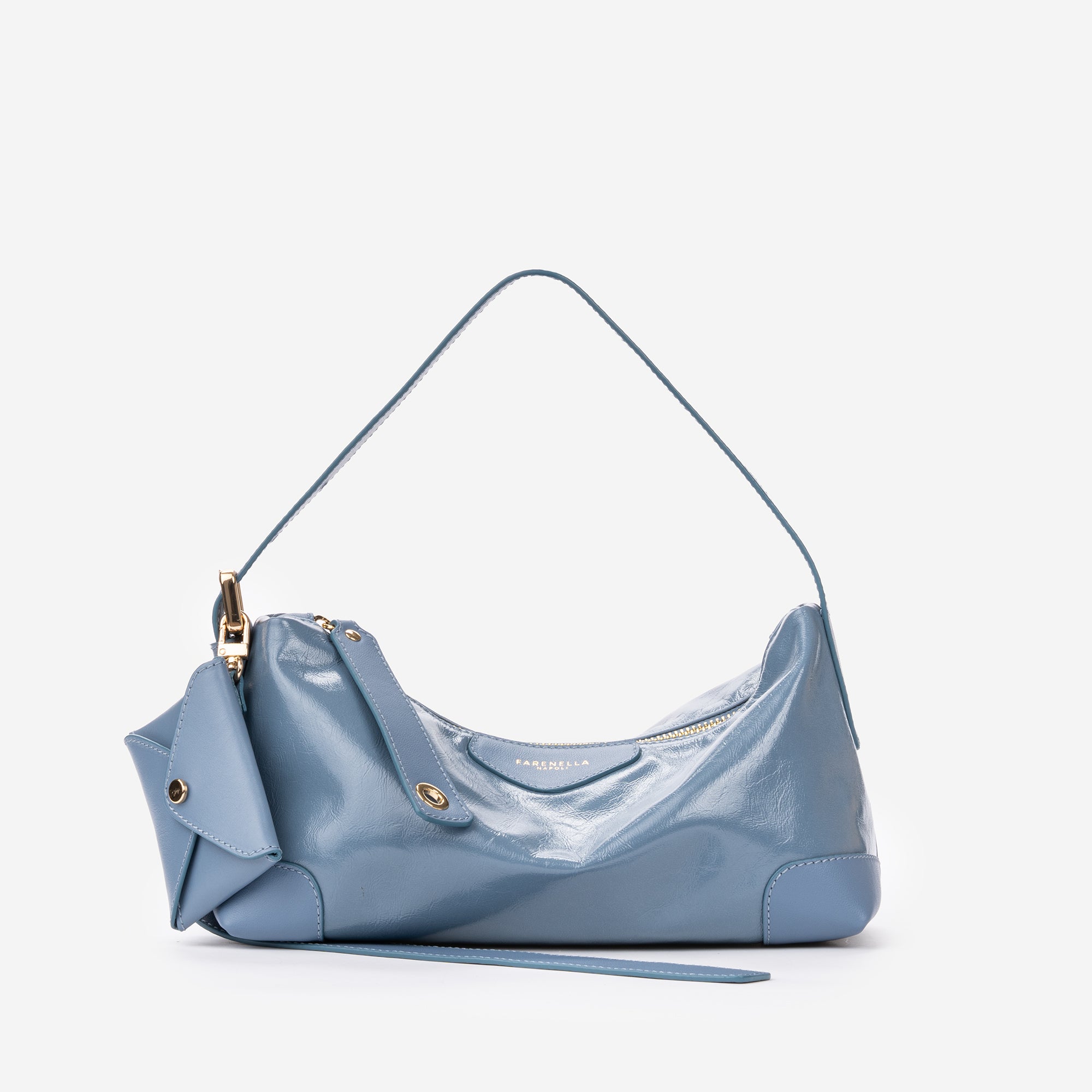 ELSA MINI BLEU CRAQUELÉ