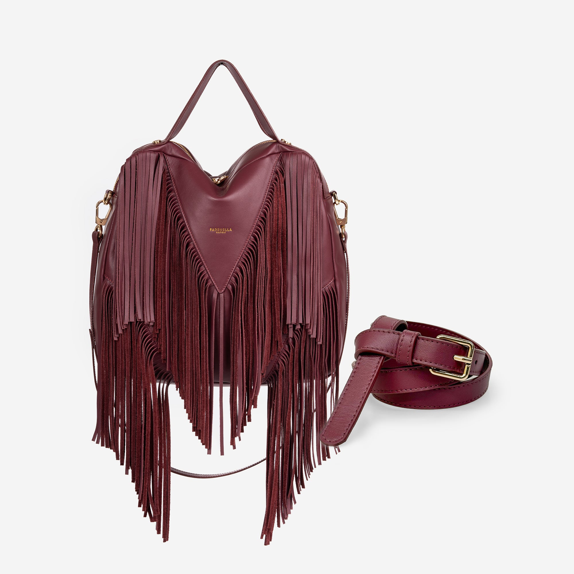 FRIDA BORDEAUX + CINTURA IN OMAGGIO