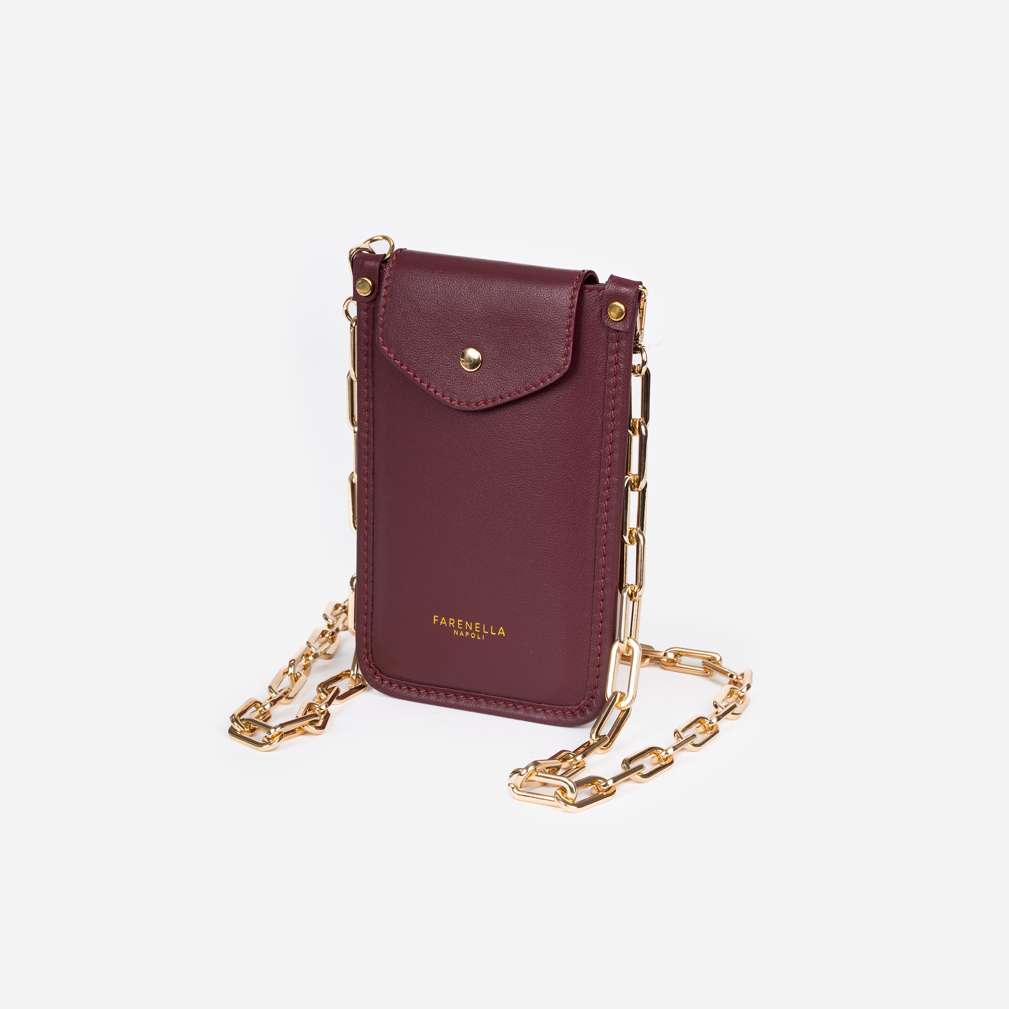 PORTACELLULARE CON PATTA BORDEAUX