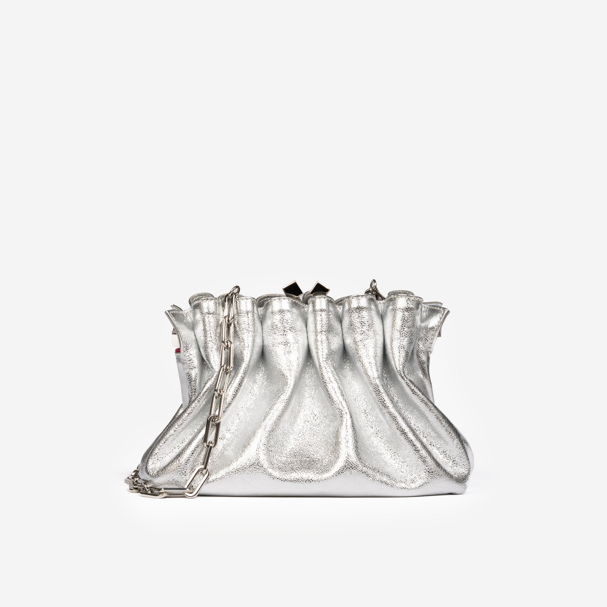 SOPHIE MINI ARGENTO LAMINATA