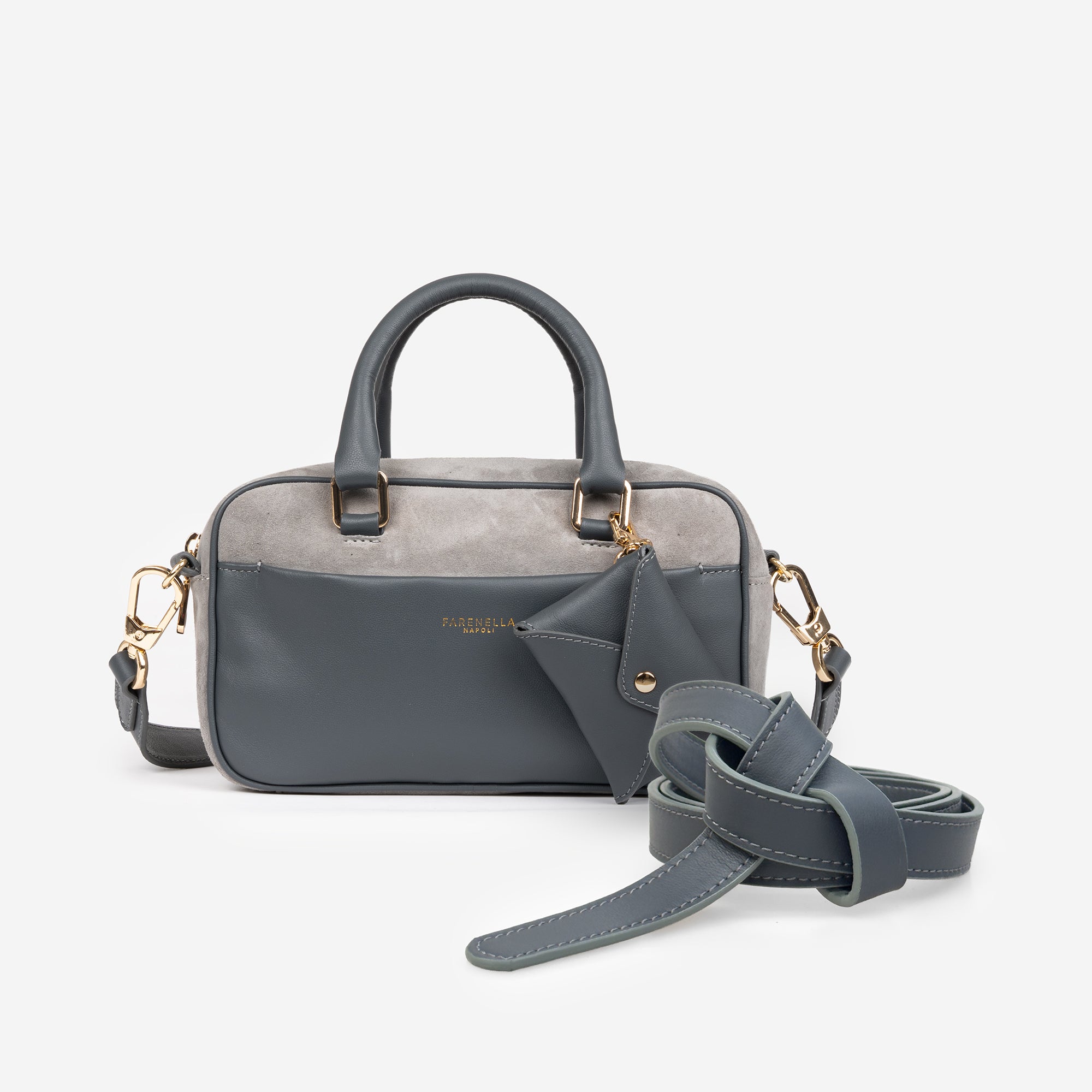 TEIA MINI GRIGIO LAVA + CINTURA IN OMAGGIO